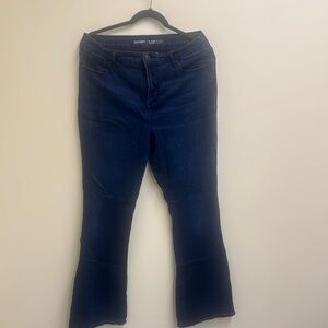 Old Navy Blue Flare Wide Leg Jeans